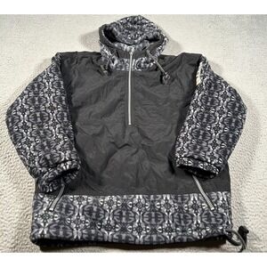 Vintage‎ ETRIEL Jacket Youth 140 (10-12) Nylon Panel Mirrored Fleece Winter Hood